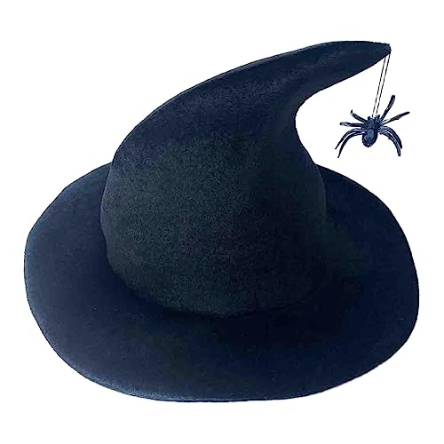 Morain Halloween Witchcap Cos Play Wizard Hat Witch Frauen Unisex Witch Cosplay Kostümhut Party Festival Kopfbedeckung Morain Halloween Witchcap Cos Play Wizard Hat Witch Frauen Unisex Witch Cosplay Kostümhut Party Festival Kopfbedeckung von Morain