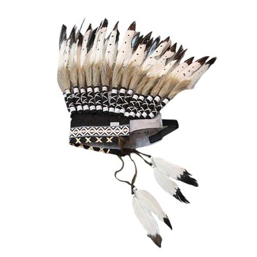 Morain Handgefertigter Kopfschmuck, ethnisch, indisch, Kokoshnik, farbenfroher Stamm von Morain
