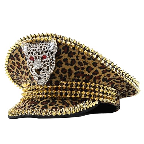 Morain Musikfestivals Erwachsener Captain Hat Mit Nieten Besetzt Frauen Christmas Party Hat Prom Bühne Auftritte Militärhut Morain Musikfestivals Erwachsener Captain Hat Mit Nieten Besetzt Frauen Christmas Party Hat Prom Bühne Auftritte Militärhut von Morain