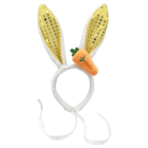 Morain Plüsch-Hasenohr-Oster-Stirnband für Erwachsene und Kinder, lustiges Ohr-Haarreif, Rollenspiel-Kostüm, Bühnen-Haarband, Urlaub, Kopfbedeckung, leichter Kopfschmuck für Erwachsene und Kinder von Morain