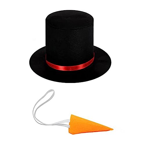 Morain Schneemann-Hut, Schal, Karottennasen-Handschuhe, Cosplay, Requisiten, Neujahr, Weihnachten für Erwachsene, Kinder, Weihnachten, Cosplay, Hut und Nase, 14.04x11.7in Morain Schneemann-Hut, Schal, Karottennasen-Handschuhe, Cosplay, Requisiten, Neujahr, Weihnachten für Erwachsene, Kinder, Weihnachten, Cosplay, Hut und Nase, 14.04x11.7in von Morain