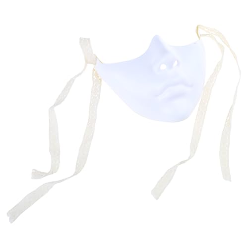 Morain Uni Maskerade Beauty Cosplay Mechanisches halbes Gesicht für Karneval Halloween Verkleiden von Morain