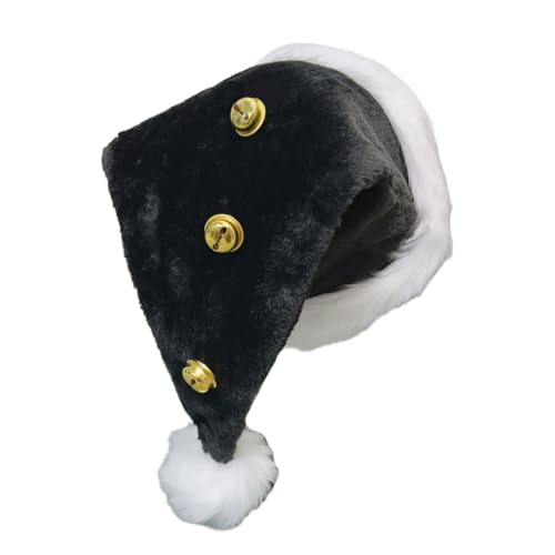 Morain Weihnachtshut Unisex Santa Mit Glocken Und Pelziger Weißer Trim Für Cosplay Aktivitäten Und Urlaubsmode Morain Weihnachtshut Unisex Santa Mit Glocken Und Pelziger Weißer Trim Für Cosplay Aktivitäten Und Urlaubsmode von Morain