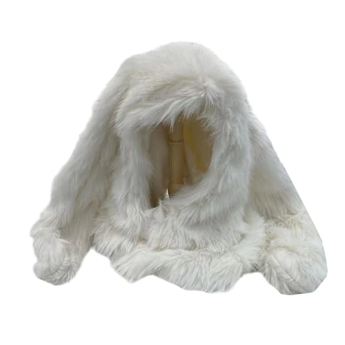 Mütze, Plüschkappe für Damen, Mädchen, Winter, warme Halsabdeckung, Hut für Erwachsene, Cosplay, Party, Kostüm, Outdoor-Plüsch, für Winter, Outdoor-Aktivitäten Mütze, Plüschkappe für Damen, Mädchen, Winter, warme Halsabdeckung, Hut für Erwachsene, Cosplay, Party, Kostüm, Outdoor-Plüsch, für Winter, Outdoor-Aktivitäten von Morain