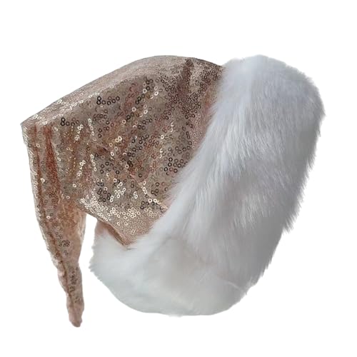 Pailletten-Hut, Weihnachtsdekoration, Hut, Pailletten, Weihnachtsmann-Kostüm für Kinder, Frauen, Mädchen, Kopfbedeckung Pailletten-Hut, Weihnachtsdekoration, Hut, Pailletten, Weihnachtsmann-Kostüm für Kinder, Frauen, Mädchen, Kopfbedeckung von Morain