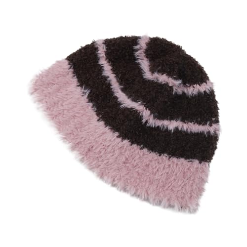 Pelziger Gestreifter Häkelhut For Women Men Cosplay Bild Requisiten Süße Cosplay Halloween Supplies von Morain
