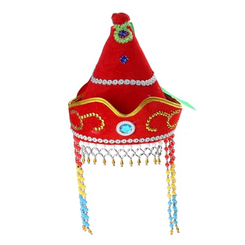 Performances Stufe Requisiten Mongolischer Für Erwachsene Kinder Ethnische Mongolische Tanzaufführungen Kostümhut Performances Stufe Requisiten Mongolischer Für Erwachsene Kinder Ethnische Mongolische Tanzaufführungen Kostümhut von Morain