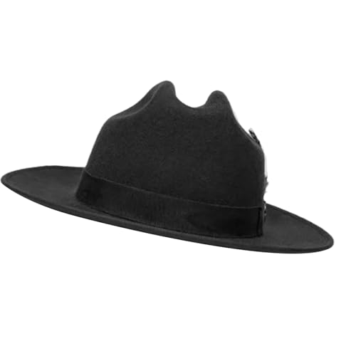Roll Brims Wool Für Erwachsene Bühnenausführungen Themen Party Kostüm Maskerade Dress Up Music Festival von Morain