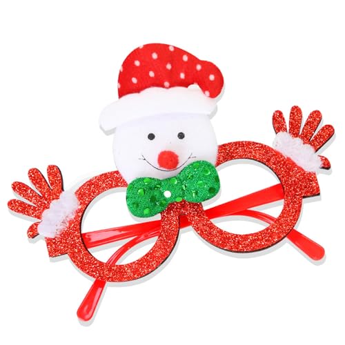 Sonnenbrillenrahmen Neuheit Kostüm Brille Weihnachtsdekorationen für Silvester Party Ornamente Geschenke Urlaub Kostüm Brille von Morain