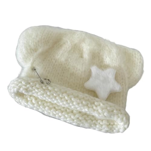 Totenkopf-Hut für Halloween, Cosplay, gehäkelter Hut mit Nadel und Stern, Pullover, Cosplay, Kätzchen, 2000er-Jahre, Wintermützen für Herren, Damen, Kinder, Großpackung Totenkopf-Hut für Halloween, Cosplay, gehäkelter Hut mit Nadel und Stern, Pullover, Cosplay, Kätzchen, 2000er-Jahre, Wintermützen für Herren, Damen, Kinder, Großpackung von Morain