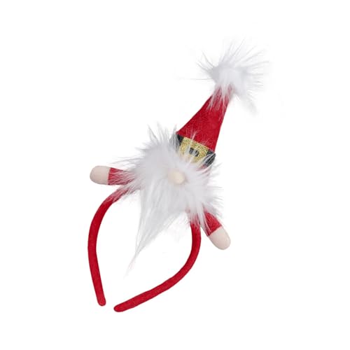 Weihnachts-Rentier-Stirnband, festliche Feiertagsparty-Kopfbedeckung für Erwachsene, weiches, leichtes Polyester-Kostüm-Accessoire, bequemes Polyester-Stirnband von Morain