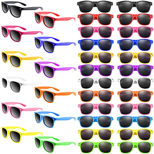 Morcheiong 36 Stück Sonnenbrillen, Neonfarben, Partygeschenke, Geschenktütenfüller, lustiges Geschenk für Strand, Pool, Party, Geburtstagsparty (12 Farben) Morcheiong 36 Stück Sonnenbrillen, Neonfarben, Partygeschenke, Geschenktütenfüller, lustiges Geschenk für Strand, Pool, Party, Geburtstagsparty (12 Farben) von Morcheiong