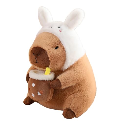 MoreChioce Stuffed Animal Anpassbares Design, Plüsch in Einhorn- und Hasenfarben, Wasserhasenpuppe zum Geburtstag von MoreChioce