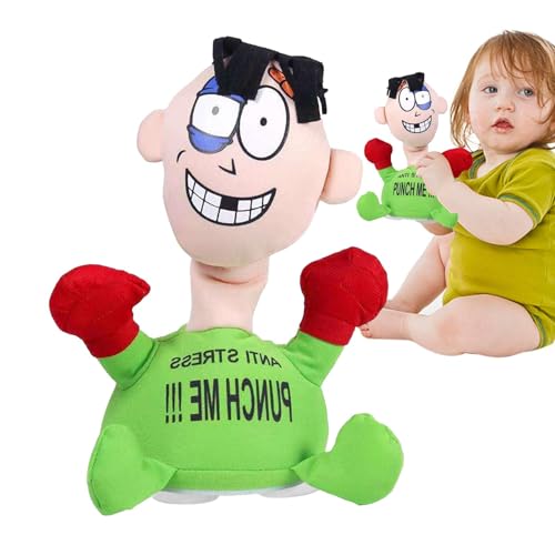 Moreeulsi 23x12cm Lustiges Entspannendes Puppenspielzeug, Weiche Spielzeugpuppe Zum Stressabbau Mit Schrei, Stoffpuppe Stress Anti Stress Spielzeug Für Erwachsene, Schlag Mich Schreiende Puppen Moreeulsi 23x12cm Lustiges Entspannendes Puppenspielzeug, Weiche Spielzeugpuppe Zum Stressabbau Mit Schrei, Stoffpuppe Stress Anti Stress Spielzeug Für Erwachsene, Schlag Mich Schreiende Puppen von Moreeulsi