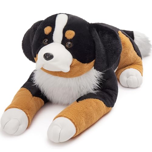 MorisMos 100cm lang Berner Sennenhund Kuscheltier XXL, weich groß Hund Plüschtier Stofftier, riesen Gefüllte Plüschhund, Geburtstag Weihnachten Geschenk Babys Kinder MorisMos 100cm lang Berner Sennenhund Kuscheltier XXL, weich groß Hund Plüschtier Stofftier, riesen Gefüllte Plüschhund, Geburtstag Weihnachten Geschenk Babys Kinder von MorisMos