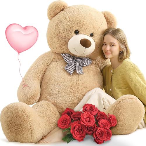 MorisMos 150cm riesen Teddy XXXL, weich groß teddybär XXL,süß kuschelbär plüschbär Freundin Mädchen Partnerin Ehefrau Mutter Kinder Baby von MorisMos