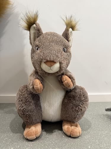MorisMos 45cm hoch Eichhörnchen Kuscheltier XXL, süß Eichhörnchen Plüschtier Stofftier, Squirrel Geburtstag Weihnachten Geschenk Kinder von MorisMos