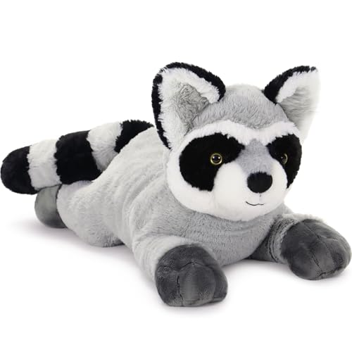 MorisMos 70cm lang Waschbär Kuscheltier XXL, weich plüsch Waschbären stofftier Puppe, Kinder Geburtstag Geschenk von MorisMos