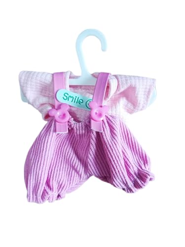 7 Stück Bekleidung für 17cm Puppen，Kuscheltier Kleidung Outfit ,Plush Doll Clothes，Mädchen Kinder Geschenke für Halloween Weihnachten Valentinstag Geburtstag Jahrestag (ROSA) von Morjakey