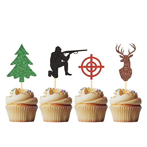 Morndew 24 Stück Jäger-Schießziele Hirsch Cupcake Topper für Camping Motto Party Geburtstag Party Hochzeit Party Babyparty Dekorationen Morndew 24 Stück Jäger-Schießziele Hirsch Cupcake Topper für Camping Motto Party Geburtstag Party Hochzeit Party Babyparty Dekorationen von Morndew