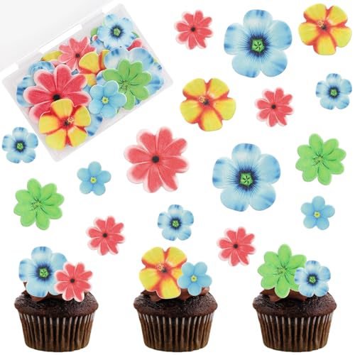 Morofme 35pcs essbare Blumen-Kuchen-Deckel, Blumen-Kuchen-Deckel, bunte Oblatenpapier-Blumen-Kuchen-Dekorationen für Hochzeit, Geburtstag, Baby-Dusche, Partybedarf Morofme 35pcs essbare Blumen-Kuchen-Deckel, Blumen-Kuchen-Deckel, bunte Oblatenpapier-Blumen-Kuchen-Dekorationen für Hochzeit, Geburtstag, Baby-Dusche, Partybedarf von Morofme
