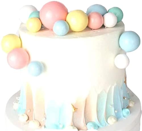 Morofme Bunte Kugelförmiger Kucheneinsatz Topper 16PCS, Perlenkugel Kuchen Cupcake Topper, Kugel Kuchen Picks, Bunte Kuchendekoration für Mädchen Kind Frauen Geburtstag Baby Dusche Hochzeitstag Party Morofme Bunte Kugelförmiger Kucheneinsatz Topper 16PCS, Perlenkugel Kuchen Cupcake Topper, Kugel Kuchen Picks, Bunte Kuchendekoration für Mädchen Kind Frauen Geburtstag Baby Dusche Hochzeitstag Party von Morofme