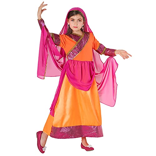 Morph Bollywood Kostüm Kinder, Bollywood Kostüm Mädchen, Bauchtanz Kostüm Kinder Mädchen, Kostüm Mädchen Bauchtänzerin, Kostüm Bauchtänzerin Kinder, Indische Kleider, Indische BeKleidung L von Morph