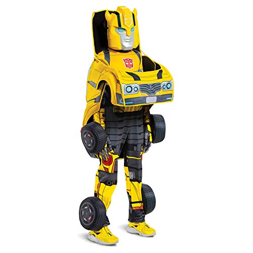 Disguise Offizielles Bumblebee Converting Transformer Kostüme für Kinder, Roboter Kostüm Transformers Kostüm Jungen Fashingskostüme Karneval Geburstag Costume Größ S von Disguise