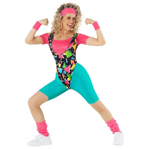 Morph 80er Aerobic Kostüm Damen, 80er Jahre Aerobic Outfit, Kostüm Aerobic Outfit 80er, Body Aerobic 80er, Aerobic Body 80er Neon, 80er Jahre Body - XL Morph 80er Aerobic Kostüm Damen, 80er Jahre Aerobic Outfit, Kostüm Aerobic Outfit 80er, Body Aerobic 80er, Aerobic Body 80er Neon, 80er Jahre Body - XL von Morph