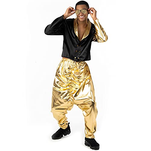 Morph Kostüm Rapper für Herren, 90er Jahre Outfit, Perfekt für Party und Karneval, Retro 80er Jahre Look, XL Morph Kostüm Rapper für Herren, 90er Jahre Outfit, Perfekt für Party und Karneval, Retro 80er Jahre Look, XL von Morph