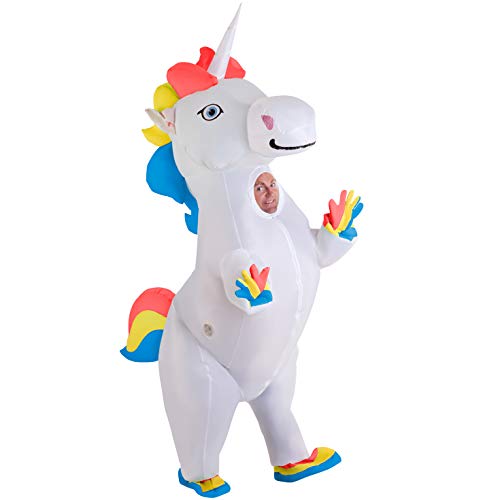 Morph Aufblasbares Einhorn Kostüm für Erwachsene, Einhornkostüm Herren Damen, Lustiges Faschingskostüm Morph Aufblasbares Einhorn Kostüm für Erwachsene, Einhornkostüm Herren Damen, Lustiges Faschingskostüm von Morph