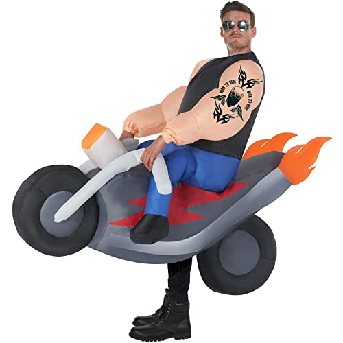 Morph Aufblasbares Motorrad Kostüm für Erwachsene von Morph