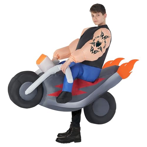 Morph Aufblasbares Motorrad Kostüm für Kinder, Rennfahrer Kostüm Kinder Morph Aufblasbares Motorrad Kostüm für Kinder, Rennfahrer Kostüm Kinder von Morph