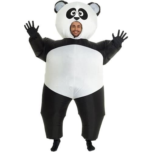 Morph Aufblasbares Panda Kostüm für Erwachsene, lustiges Tierkostüm Herren Damen, Panda Morph Aufblasbares Panda Kostüm für Erwachsene, lustiges Tierkostüm Herren Damen, Panda von Morph