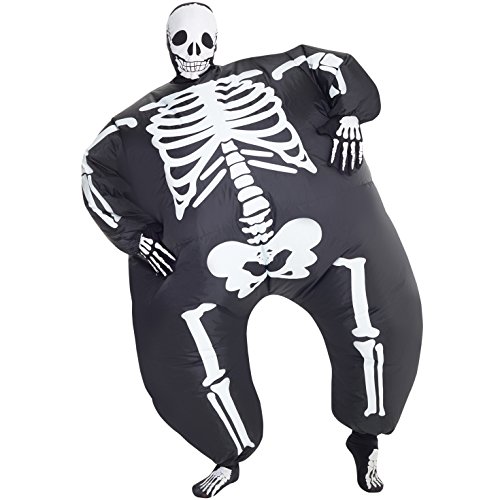 Morph Aufblasbares Skelett Kostüm für Erwachsene, Megamorph - Einheitsgröße von Morph