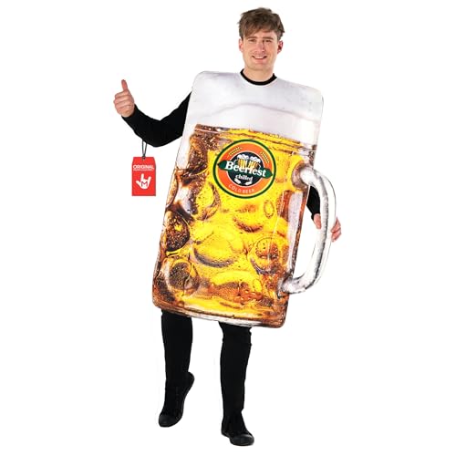 Morph Bier Kostüm Herren, Bierflasche Kostüm, Flaschen Verkleidung und Kostüme, Bier Anzug, Bierflaschen Kostüm, Bier Kostüm Damen, Sauf Kostüm in Einheitsgröße Morph Bier Kostüm Herren, Bierflasche Kostüm, Flaschen Verkleidung und Kostüme, Bier Anzug, Bierflaschen Kostüm, Bier Kostüm Damen, Sauf Kostüm in Einheitsgröße von Morph