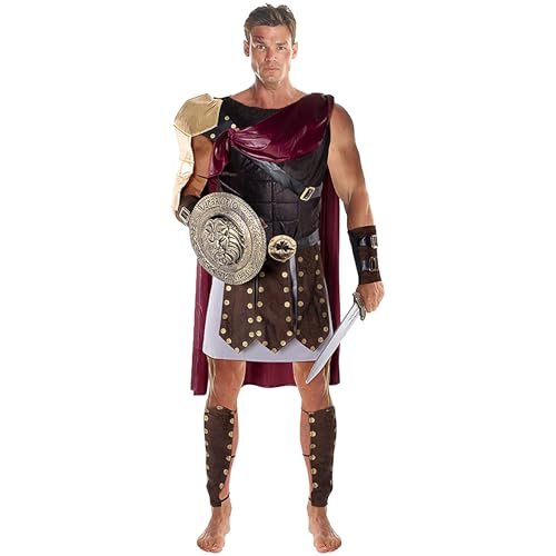 Morph Römer Kostüm Herren, Gladiator Kostüm Herren, Kostüm Gladiator Herren, Kostüm Römer Herren, Kostüm Herren Römer, Spartaner Kostüm Herren, Kostüm Gladiator, Römerkostüm L von Morph