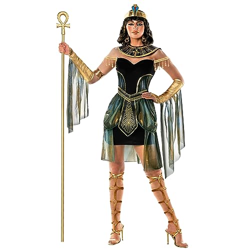 Morph Costume Cleopatra Damen, Pharao Kostüm Damen, Ägypterin Kostüm Damen, Cleopatra Kostüm Damen Sexy - Größe XXL von Morph