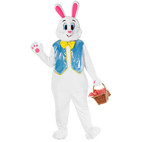 Morph Costume Osterhasen Kostüm Erwachsene, Osterhase Kostüm Erwachsene, Hasenkostüm Erwachsene, Faschingskostüm Hase Für Männer, Oster Kostüm Erwachsene Größe L von Morph