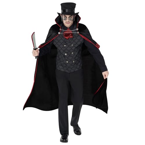 Halloween Kostüm Herren, Jack The Ripper Kostüm, Jack The Ripper Kostüm Herren, Halloween Vampir Kostüm Herren, Halloween Kostüm Vampir Herren, Kostüm Vampir Herren, Halloween Kostüm Herren Vampir L von Morph