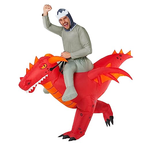 Morph Costumes Kostüm Drache Erwachsene, Drachen Kostüm Erwachseneen, Drachen Kostüm Damen Und Herren, Drachenreiter Kostüm, aufblasbares Kostüm, Einheitsgröߟe Morph Costumes Kostüm Drache Erwachsene, Drachen Kostüm Erwachseneen, Drachen Kostüm Damen Und Herren, Drachenreiter Kostüm, aufblasbares Kostüm, Einheitsgröߟe von Morph