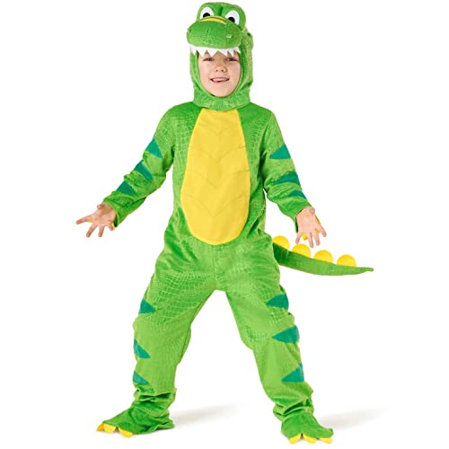 Morph Drachen Kostüm Kinder, Dinosaurier Kostüm, Dino Kostüm, Krokodil Kostüm, Dinosaurier Kostüm Kinder, Kostüm Dino Kinder, Krokodil Kostüm Kinder - 3-4 Jahre von Morph