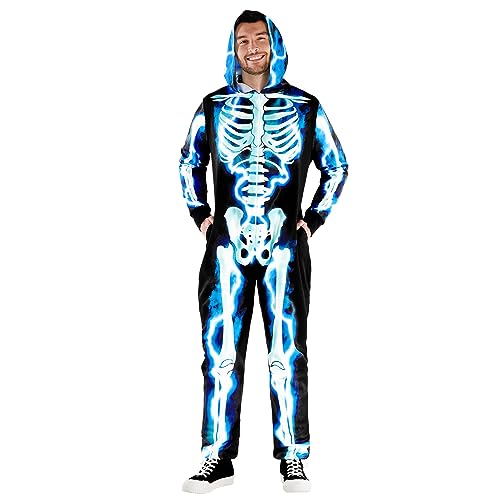 Morph Halloween Kostüm Skelett Herren, Overall, Onesie, Jumpsuit - Größe XXL Morph Halloween Kostüm Skelett Herren, Overall, Onesie, Jumpsuit - Größe XXL von Morph