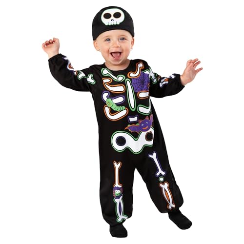 Morph Halloween Kostüm Kinder Jungen Skelett, Halloween Kinder Skelett, Halloween Skelett Kostüm Kinder, Halloween Kostüm Skelett Kinder - Größe 3-4 Jahre Morph Halloween Kostüm Kinder Jungen Skelett, Halloween Kinder Skelett, Halloween Skelett Kostüm Kinder, Halloween Kostüm Skelett Kinder - Größe 3-4 Jahre von Morph