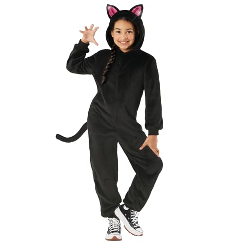 Morph Katzenkostüm für Kinder, Perfekt für Karneval und Halloween, Schwarze Katze, Kreatives Kinderkostüm, L Morph Katzenkostüm für Kinder, Perfekt für Karneval und Halloween, Schwarze Katze, Kreatives Kinderkostüm, L von Morph