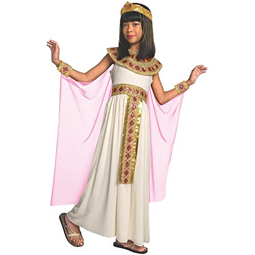 Morph Kleopatra Kostüm für Mädchen, Pharao Cleopatra, Perfekt für Fasching und Karneval Kinder, S von Morph