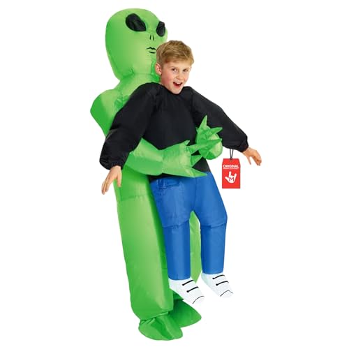 Morph Kmcpial Alien Aufblasbares Kostüm, Cartoon, Grün, Einheitsgröße von Morph
