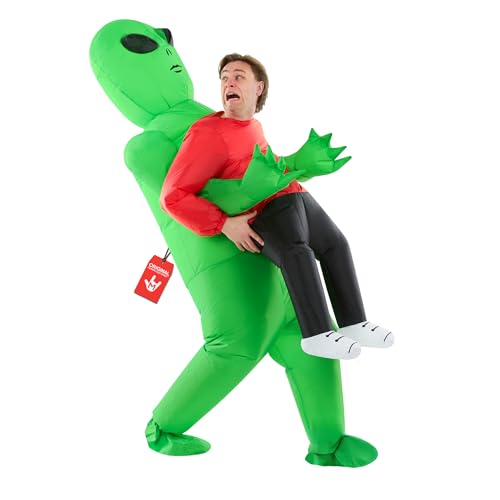 Morph Alien Kostüm Kinder Aufblasbar, Alien Entführung, Halloween Kostüm Kinder für Jungen & Mädchen, Ideal für Karneval & Fasching Morph Alien Kostüm Kinder Aufblasbar, Alien Entführung, Halloween Kostüm Kinder für Jungen & Mädchen, Ideal für Karneval & Fasching von Morph