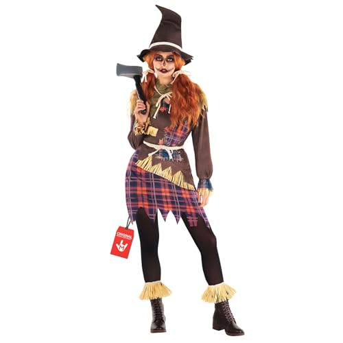 Morph Gruseliges Vogelscheuchenkostüm für Damen, Perfekt für Halloween-Partys und Events, XL von Morph