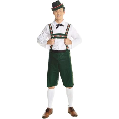 Morph Kostüm Herren Oktoberfest, Trachten Lederhosen Outfit, Perfekt für Oktoberfest und Karneval, L Morph Kostüm Herren Oktoberfest, Trachten Lederhosen Outfit, Perfekt für Oktoberfest und Karneval, L von Morph
